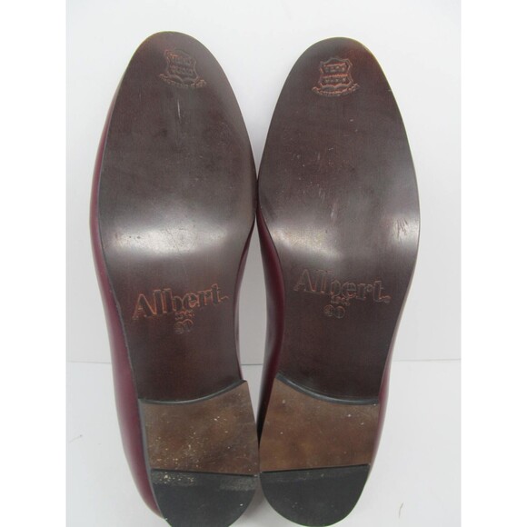 Albert 1941 Albert Couture Mens Burgundy Leather Loafers Size US 8 EUR 41 main image 16